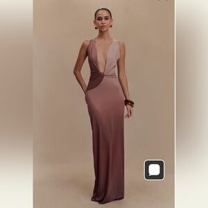 Meshki Stella Mocha Ombre Dress